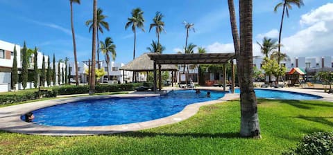 Top performing Airbnb: Beach House 🏝 in a Private Residential Development in Sinaloa