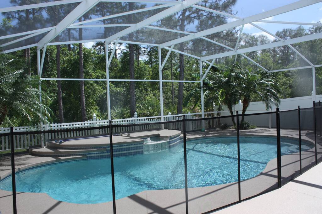 Pool with Child Safety Fence