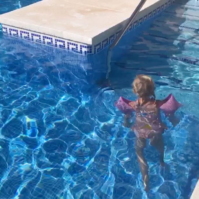 One of the swimming pools