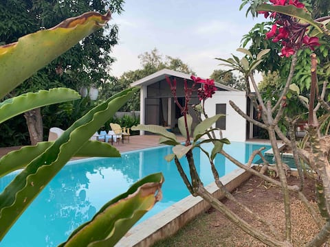 Villa on the Mekong river