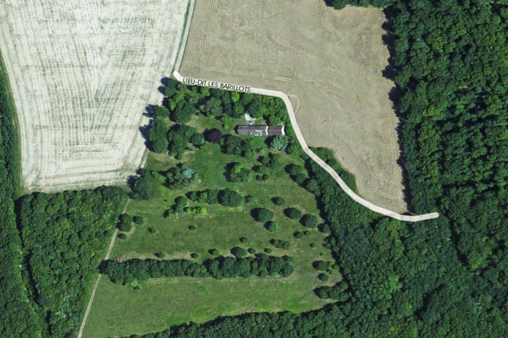 En pleine nature, sur 5 hectares de terrain non clos