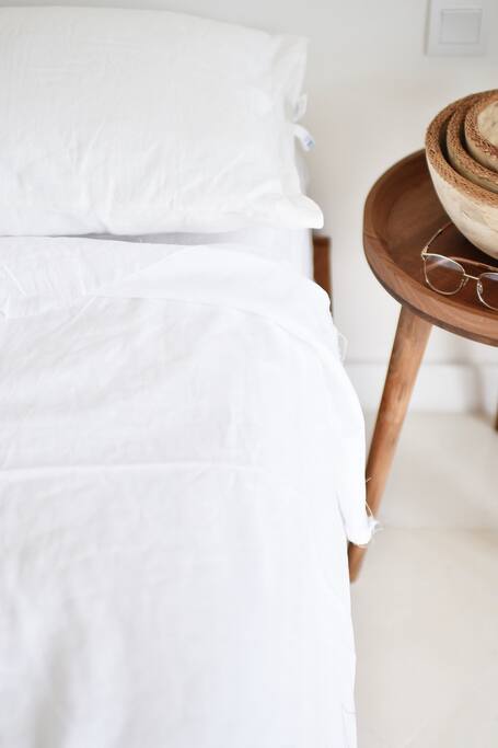 French linen bedding