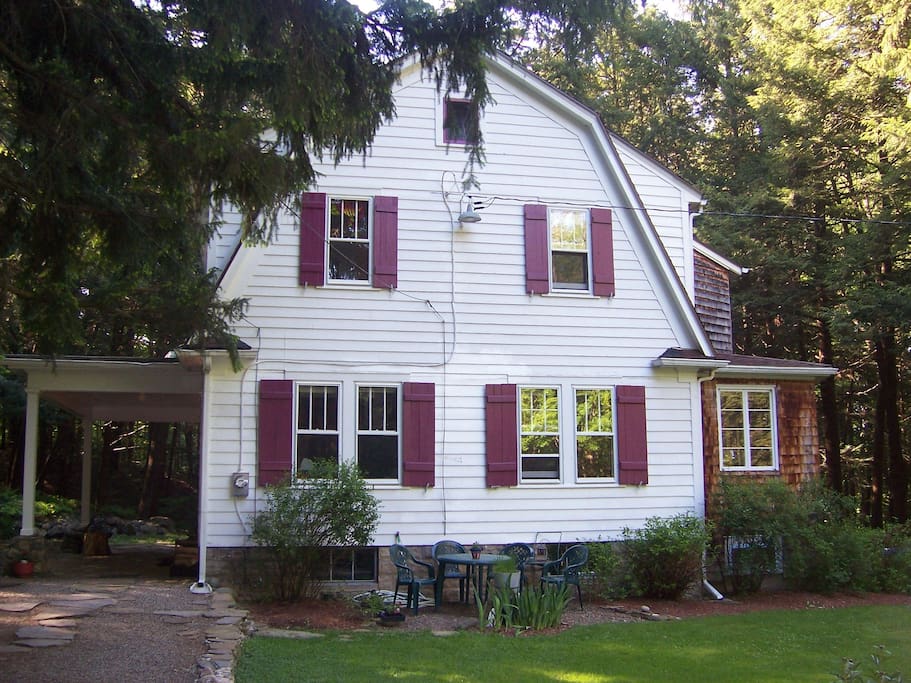 View from the driveway