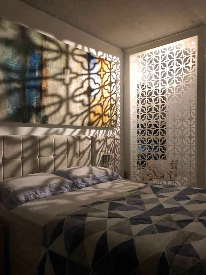 Accogliente in una zona intima 