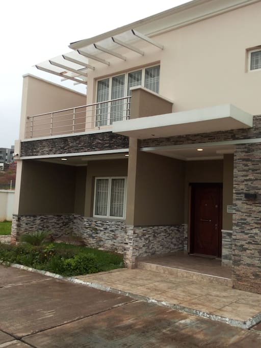 Front view of the apartment