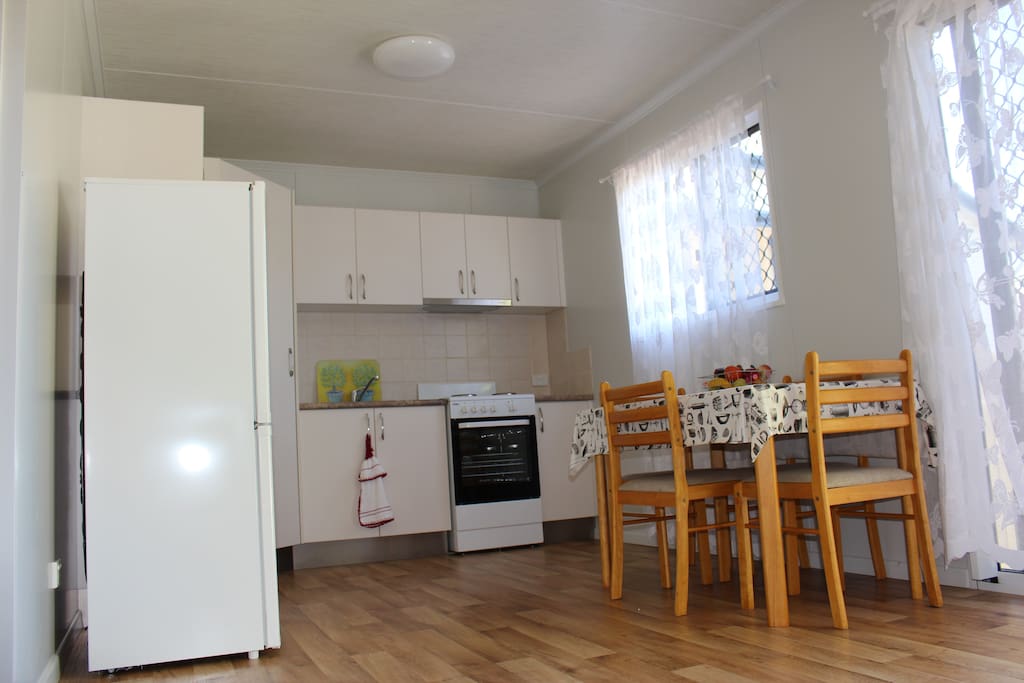 Fully self contained kitchen/dinning