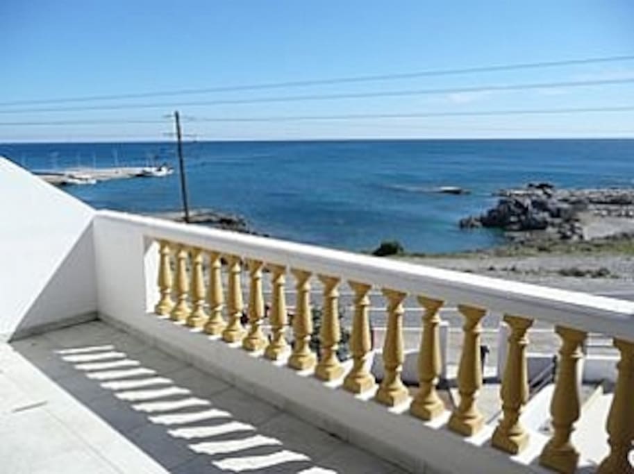 Bedroom Balcony overlooking the sea