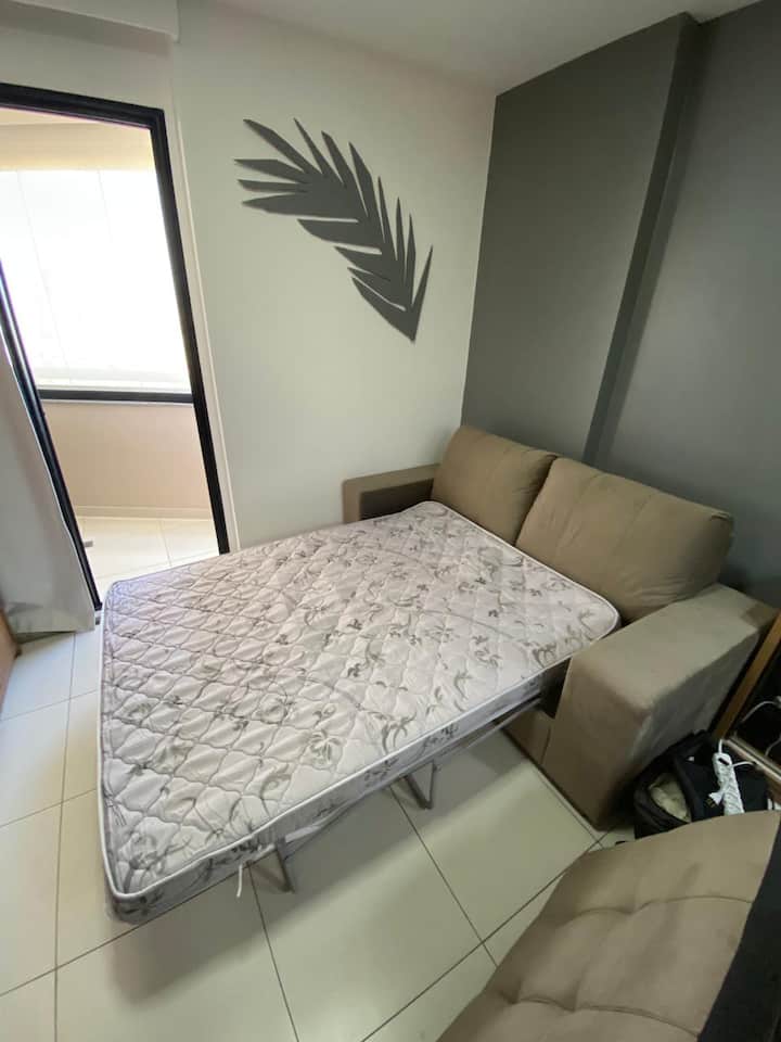 Living room with sofa bed