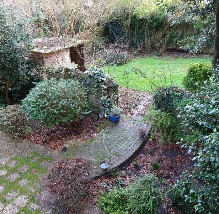 Jardin vu du 1er étage