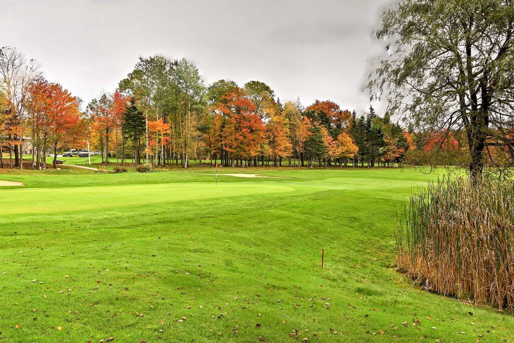 Spend the summer days walking 18-holes of golf on the property.