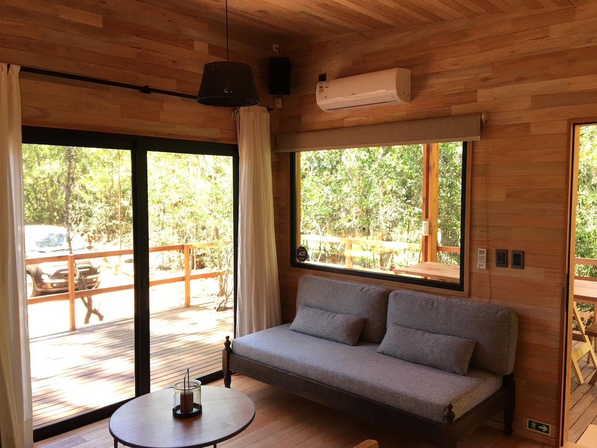 Leistungsstarkes Airbnb: Wooden cabin! "MOANA" in Ocean Park