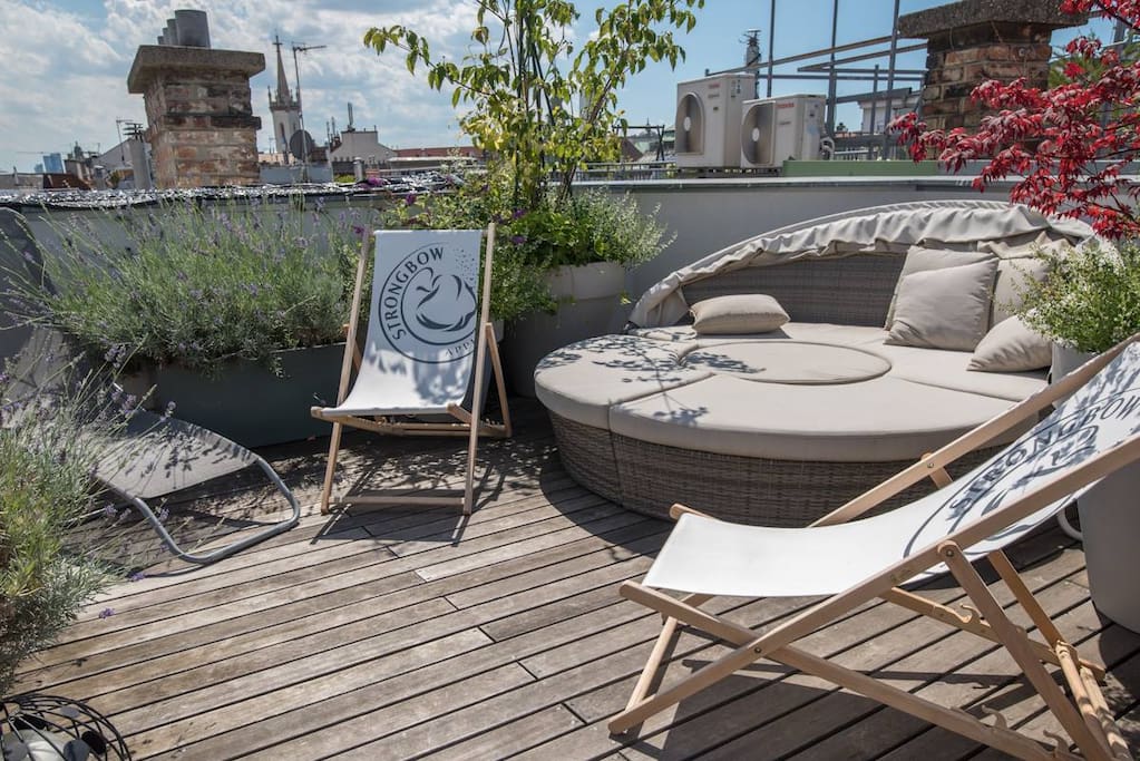 Perfect spot for relaxing after a day of sightseeing.