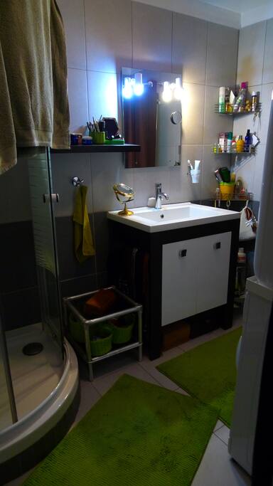 salle de bains que je partage avec vous