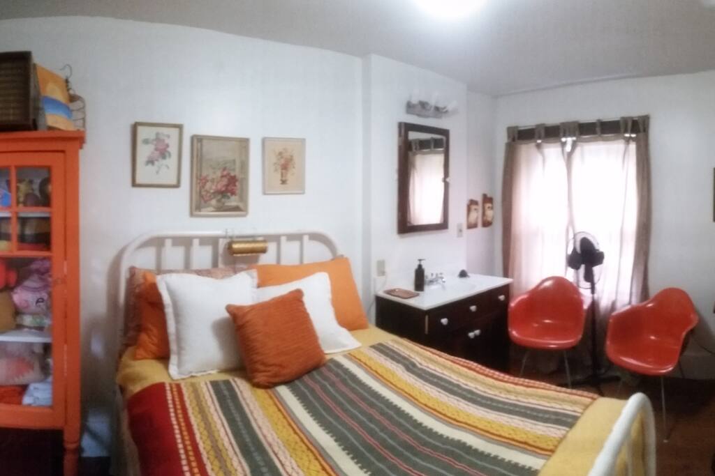 Southwest room view.