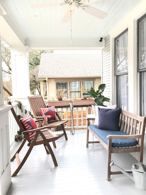 Front Porch - the perfect place for your morning coffee