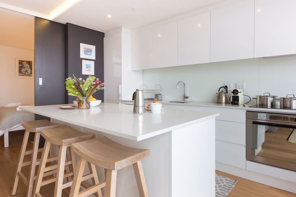 User friendly, modern Kitchen with built in appliances. Everything you could possibly need.