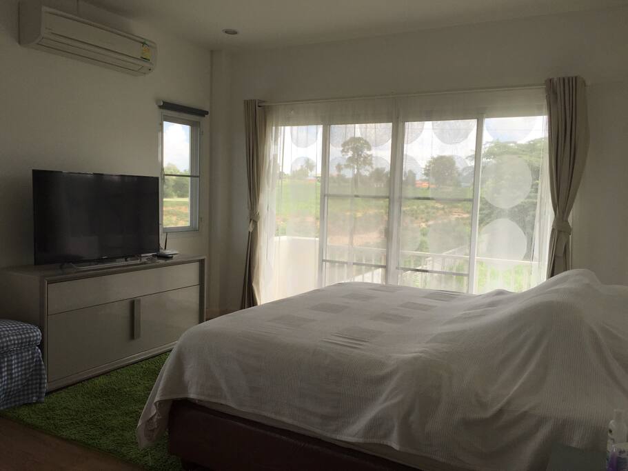 Master bedroom with shower room