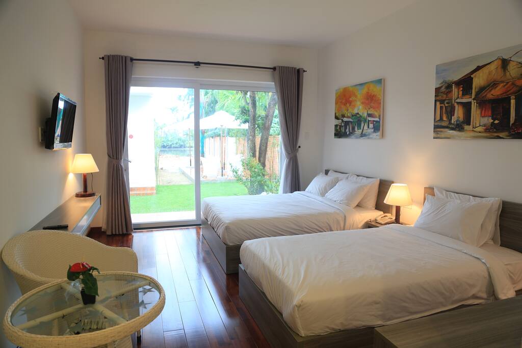 The garden view room
