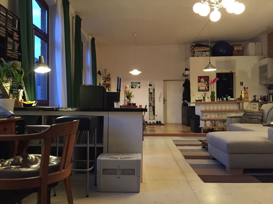 View from Bookshelves towards Entrance