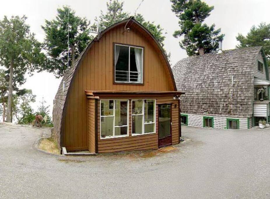 Outside of the cottage