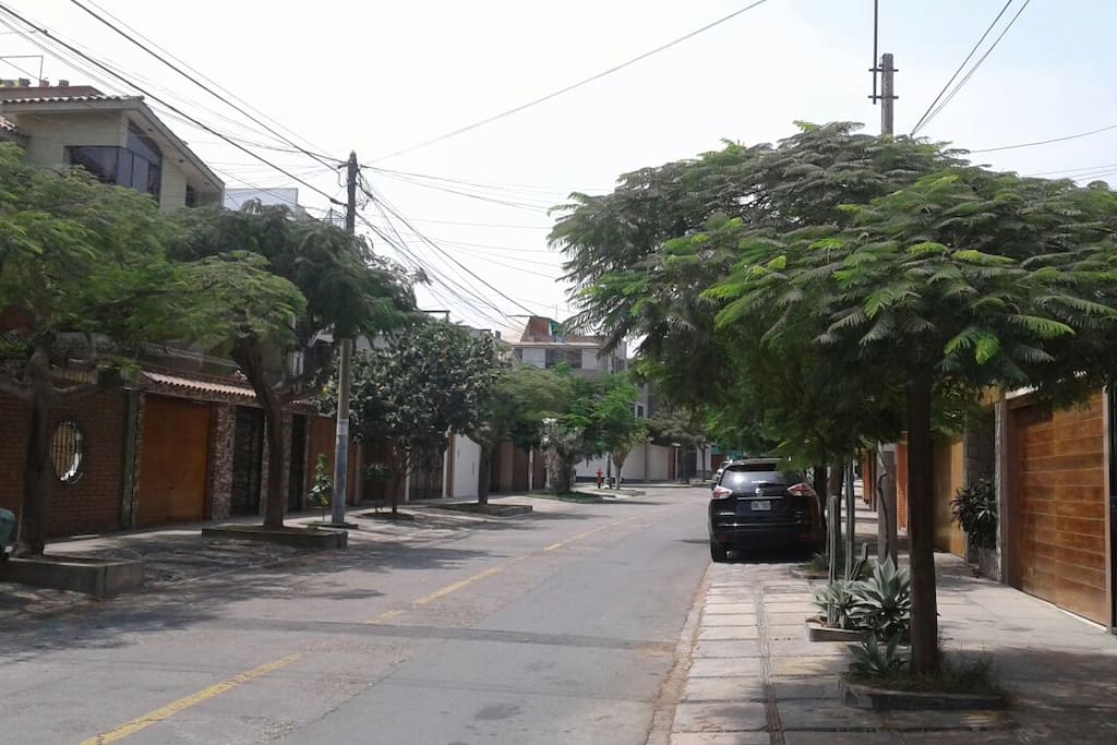 La tranquilidad de su calle