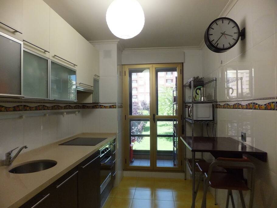 Cocina y terraza