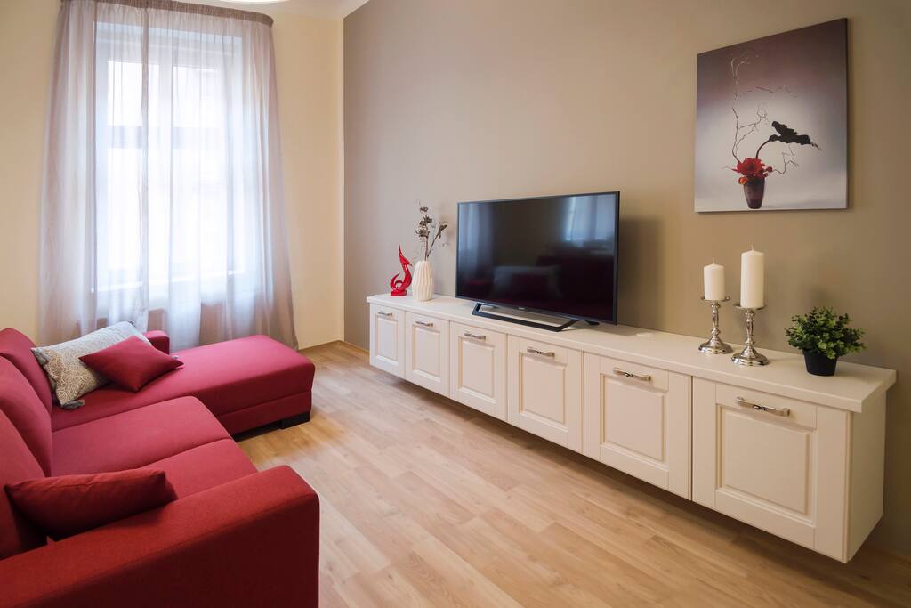 Fashionable living room.