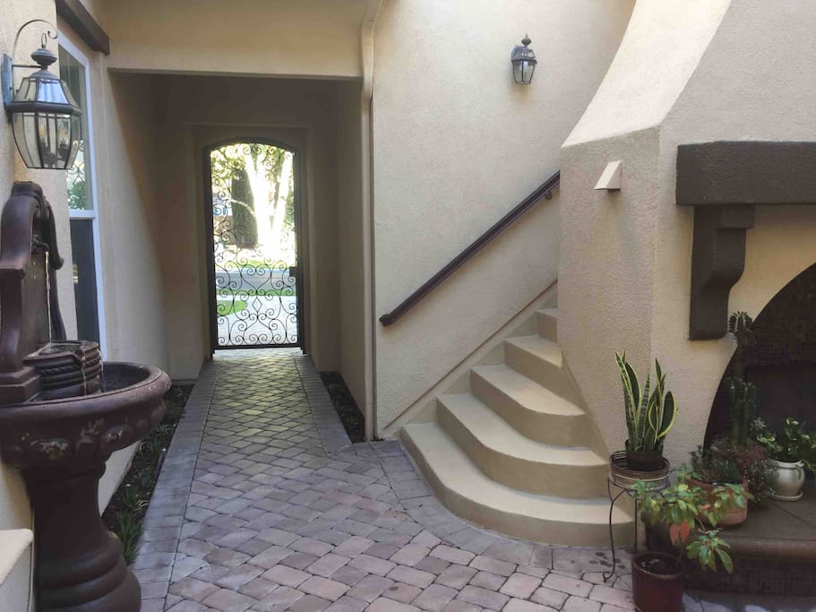Walk up to casita