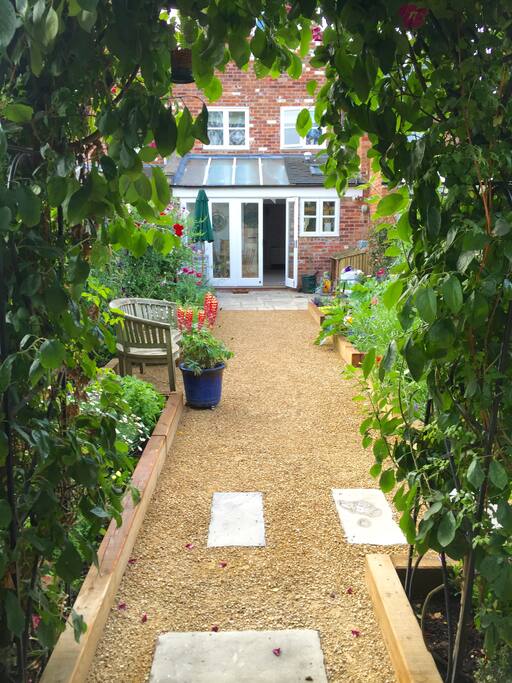 Our archway of plums!