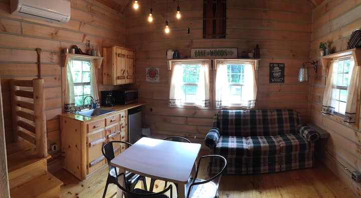 New! The Pine log cabin near Warren Dunes - Cabins for ...