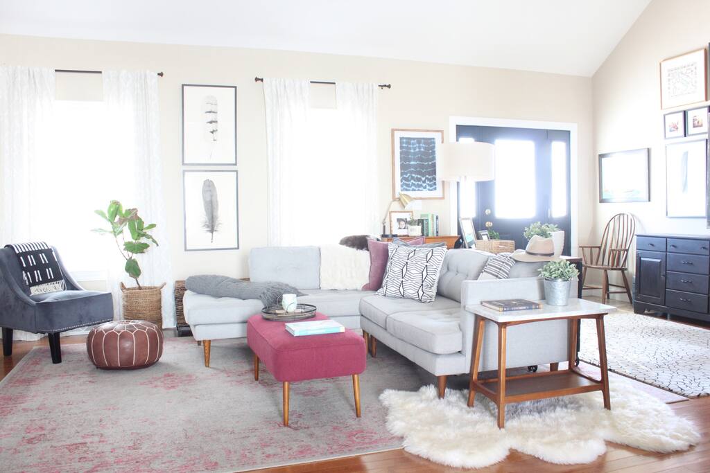 Living space with lots of seating