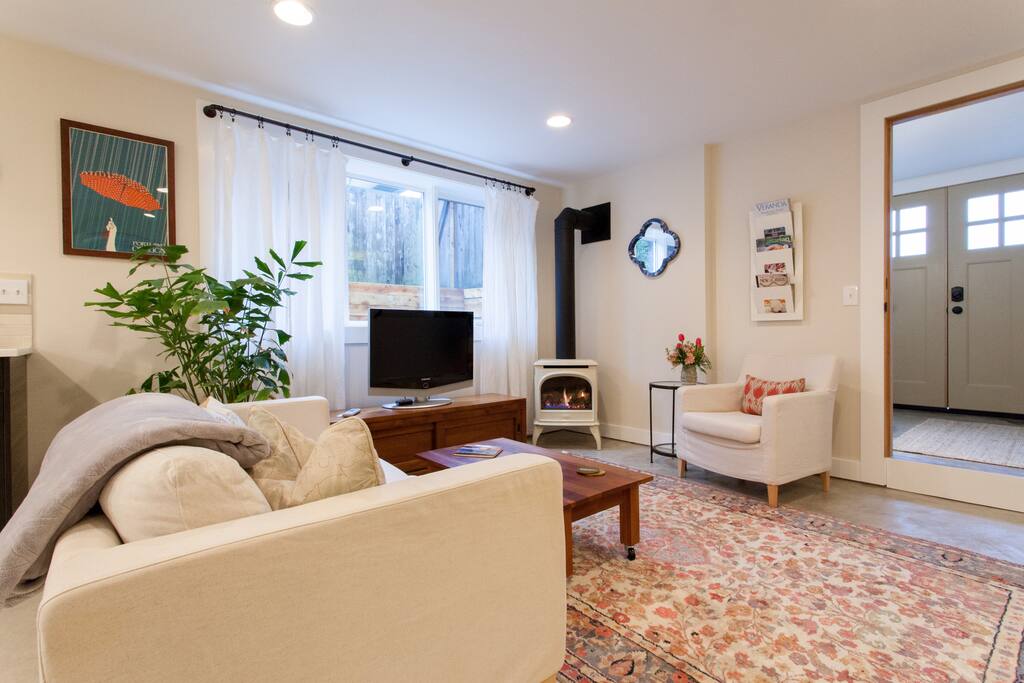 Your own entrance means the space is completely private and secure.
