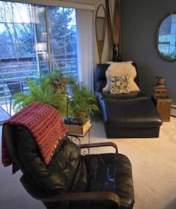 Relax in the livingroom, if you stop exploring Burlington long enough!