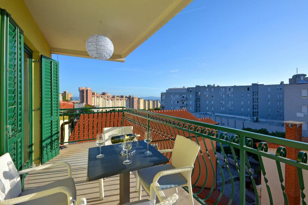 Balcony with the view