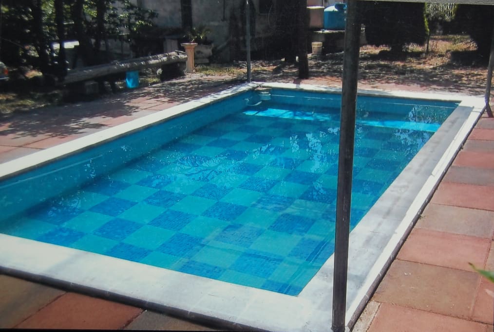 The private swimming pool
