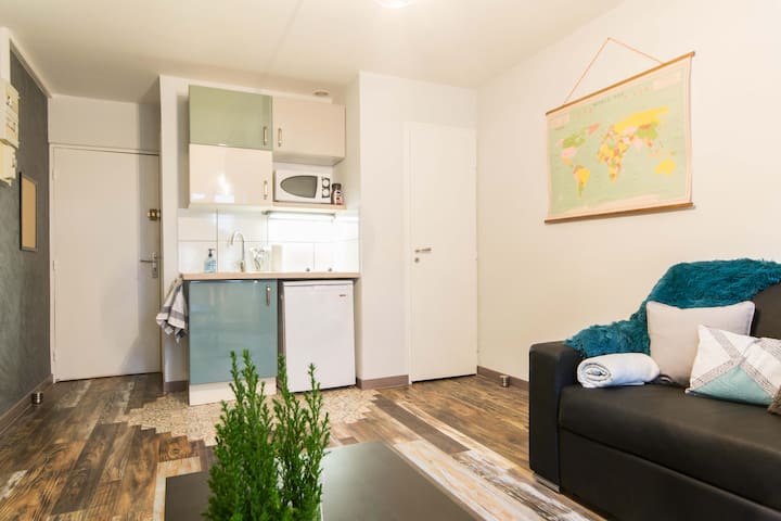 Le Nid - Agréable studio près centre, gare et Tram