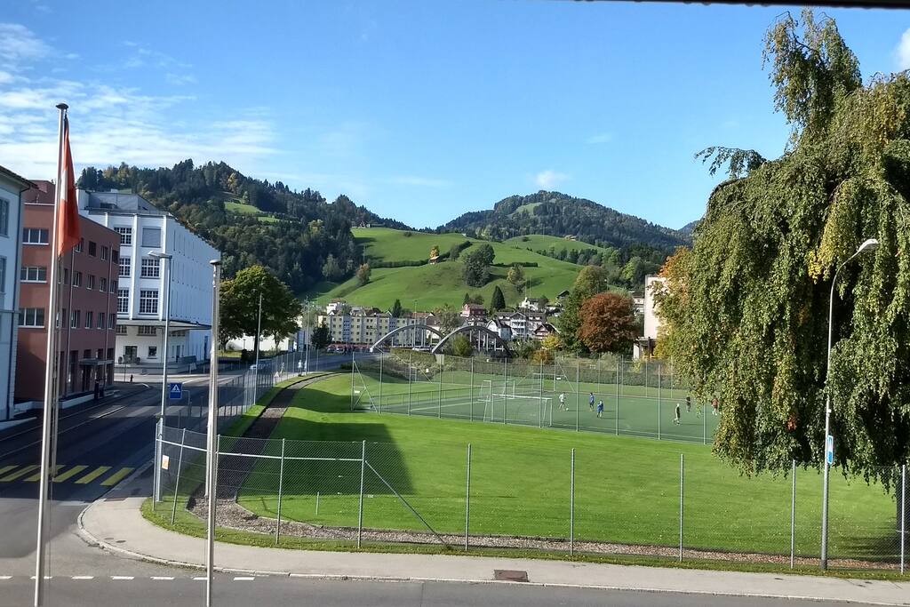 Aussicht vo der grossen Terrasse