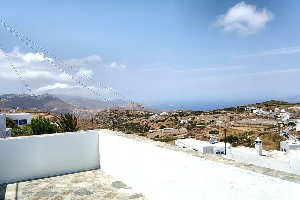 View of Chora from the balcony
