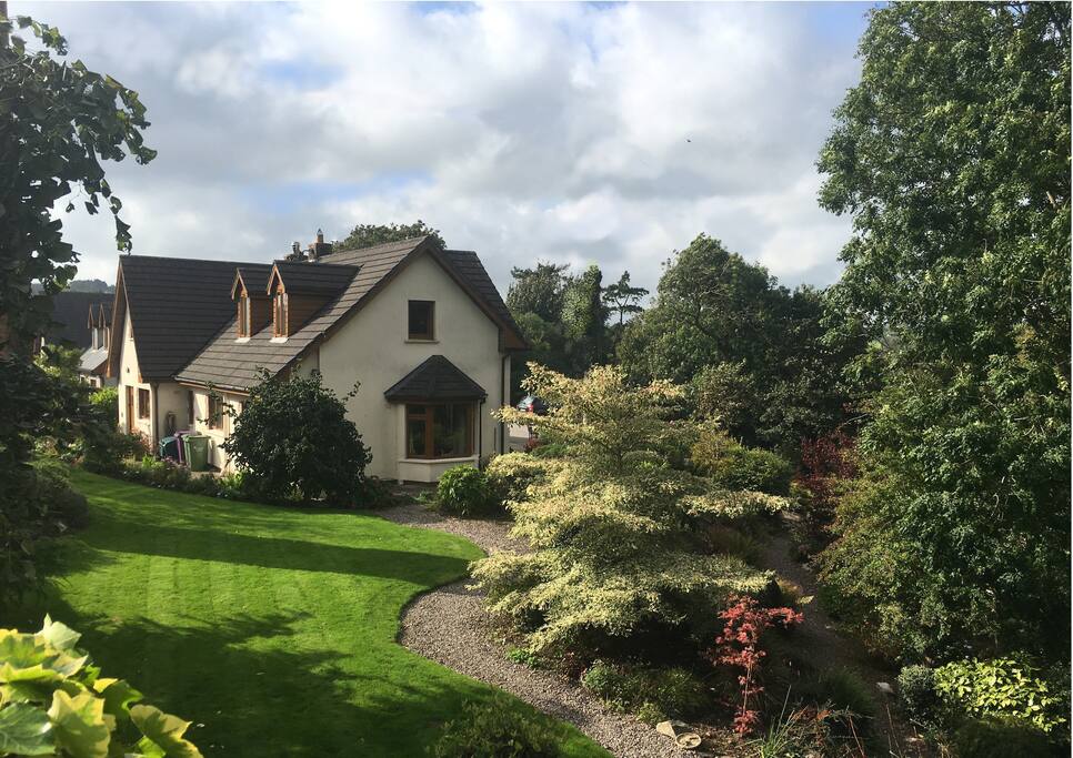 View of house from garden