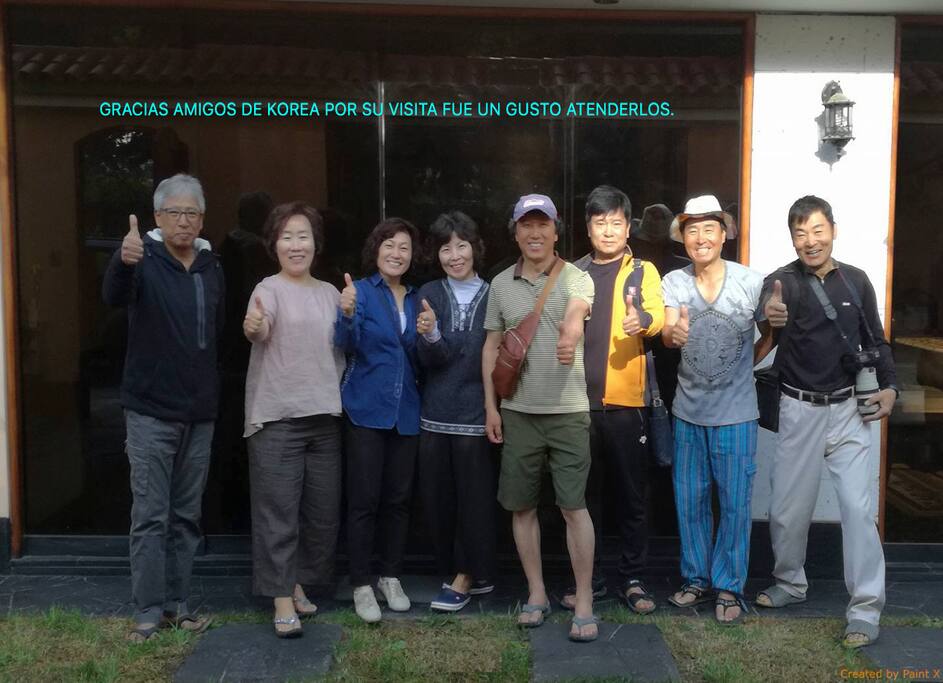 AMIGOS DE KOREA DE VISITA GRACIAS.