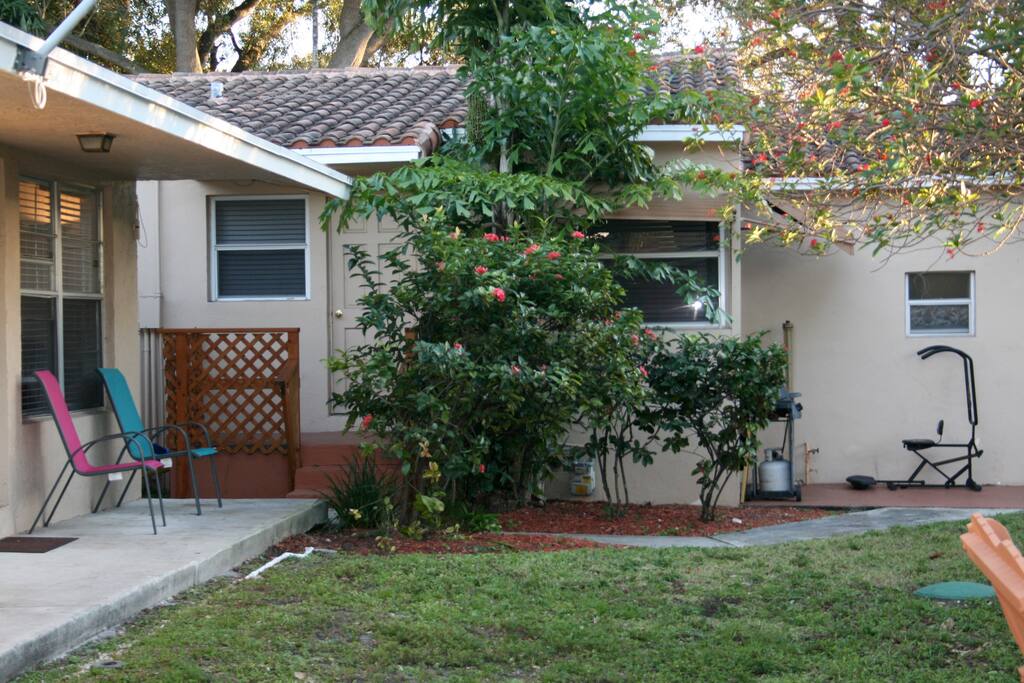 Back of the House with backyard