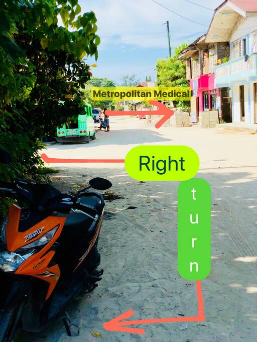 Landmark: opposite direction from Metropolitan Medical.