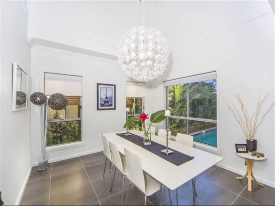 Open Dining room