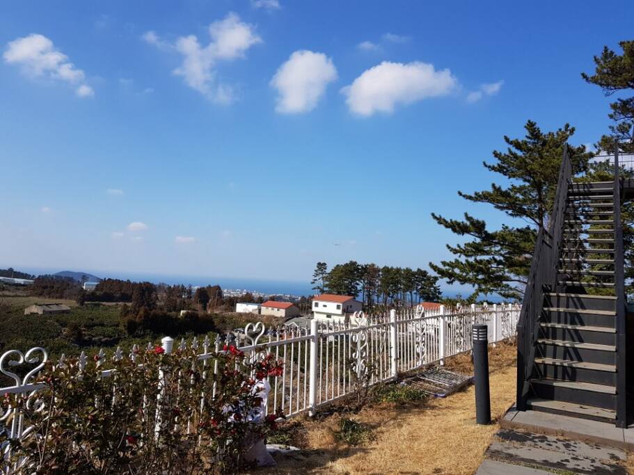 제주 바다 곽지과물 독채 가족 펜션 한라산