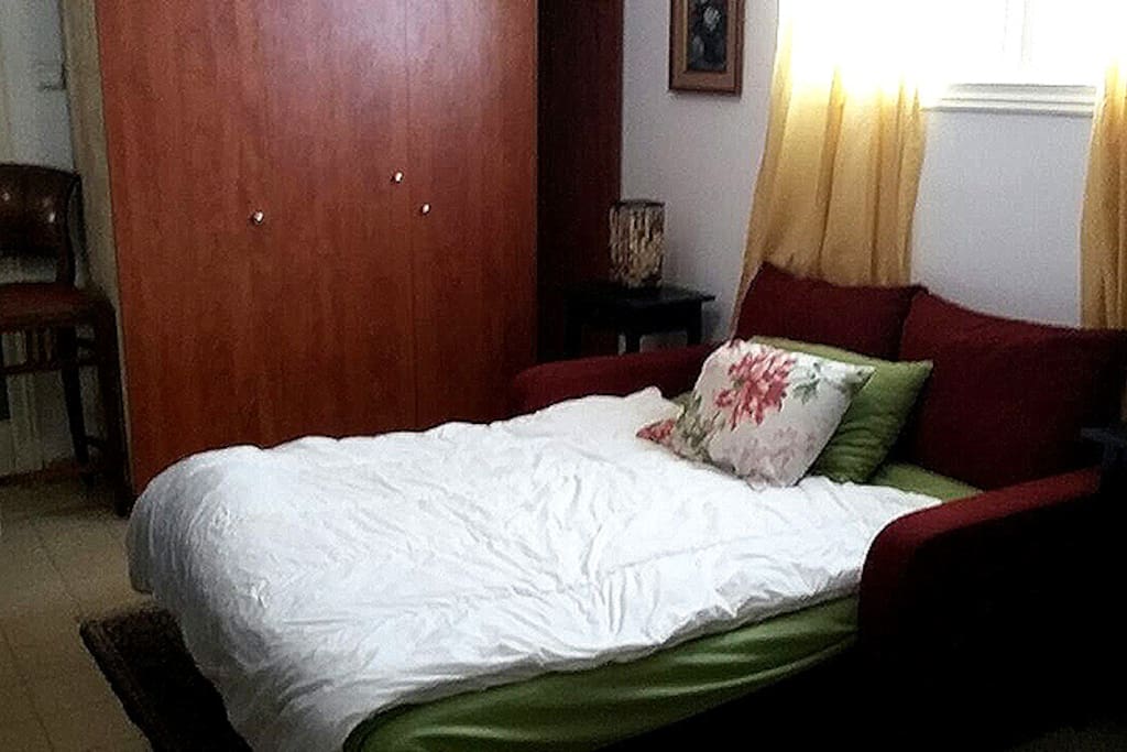 The room