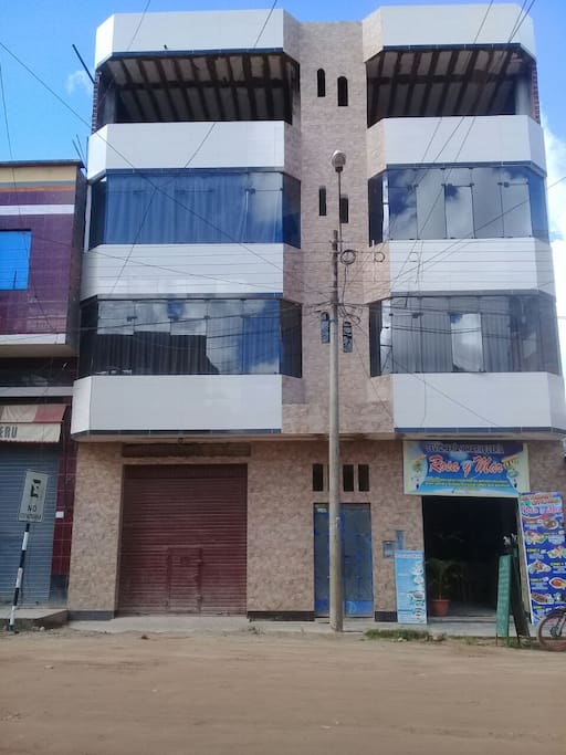 Fachada de la casa