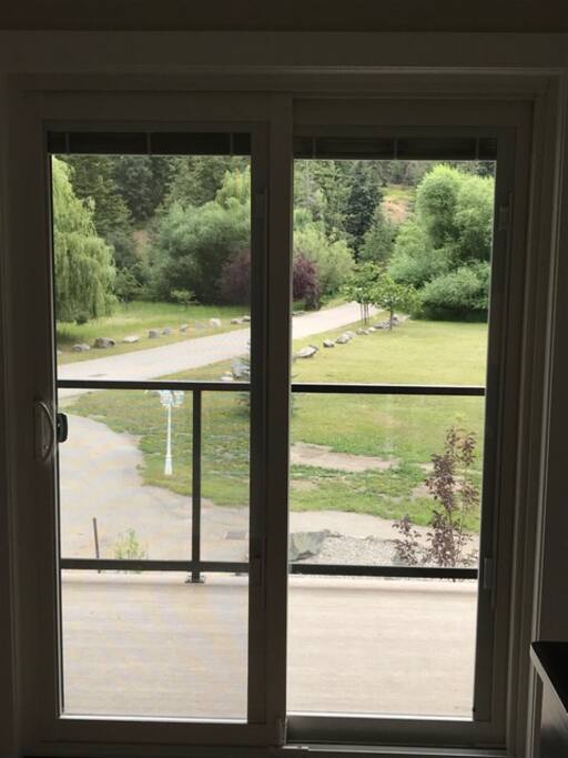 View from private balcony