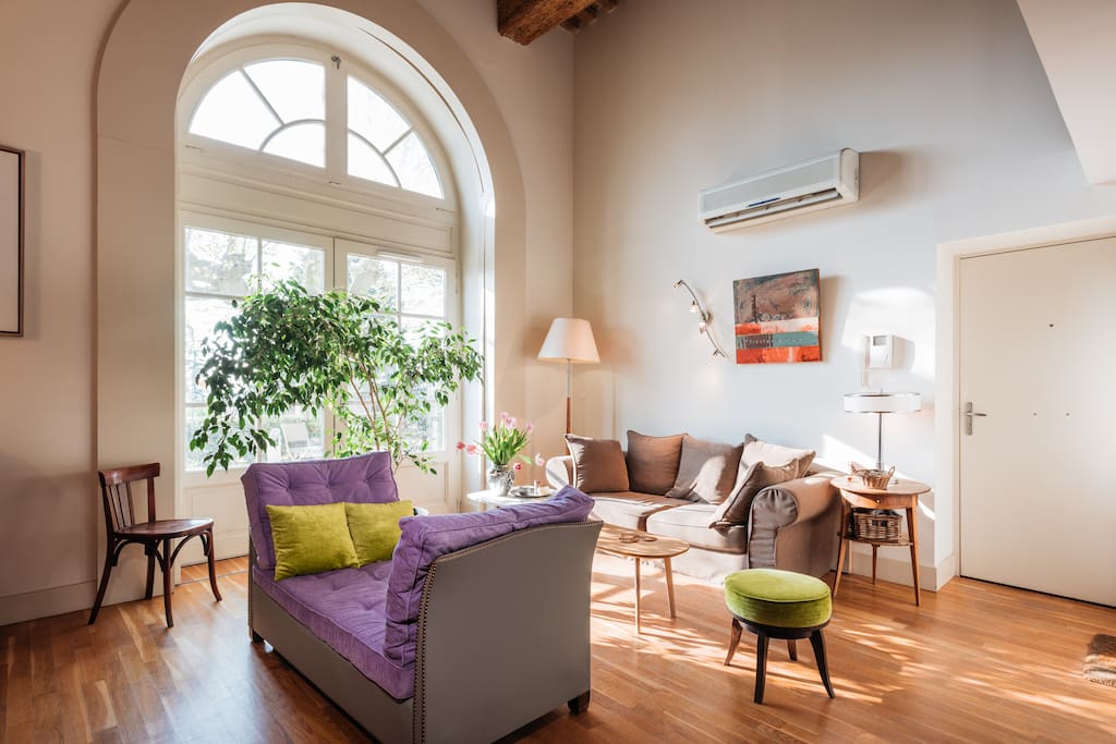 Bright living room