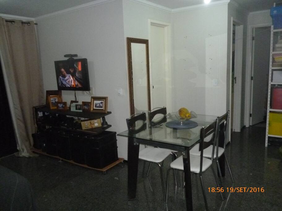 área comum da casa.