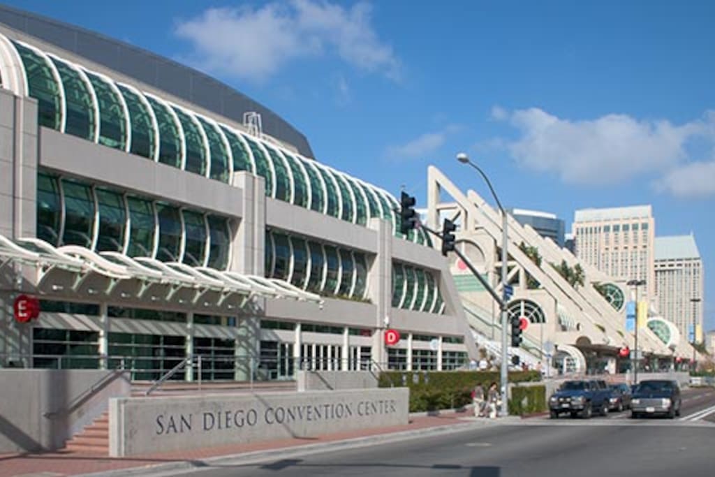 Convention Center is a nice 15 min walk from the apartment